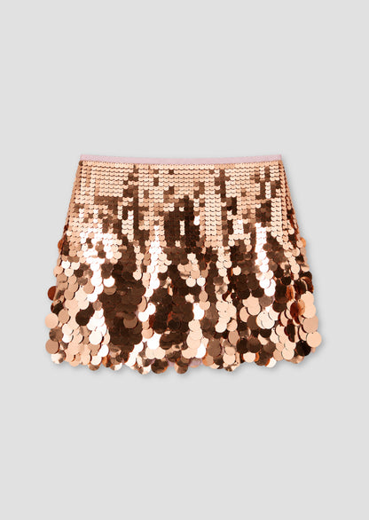 Natalia Sequin A Line Mini Skirt