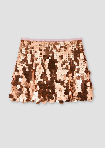 Natalia Sequin A Line Mini Skirt