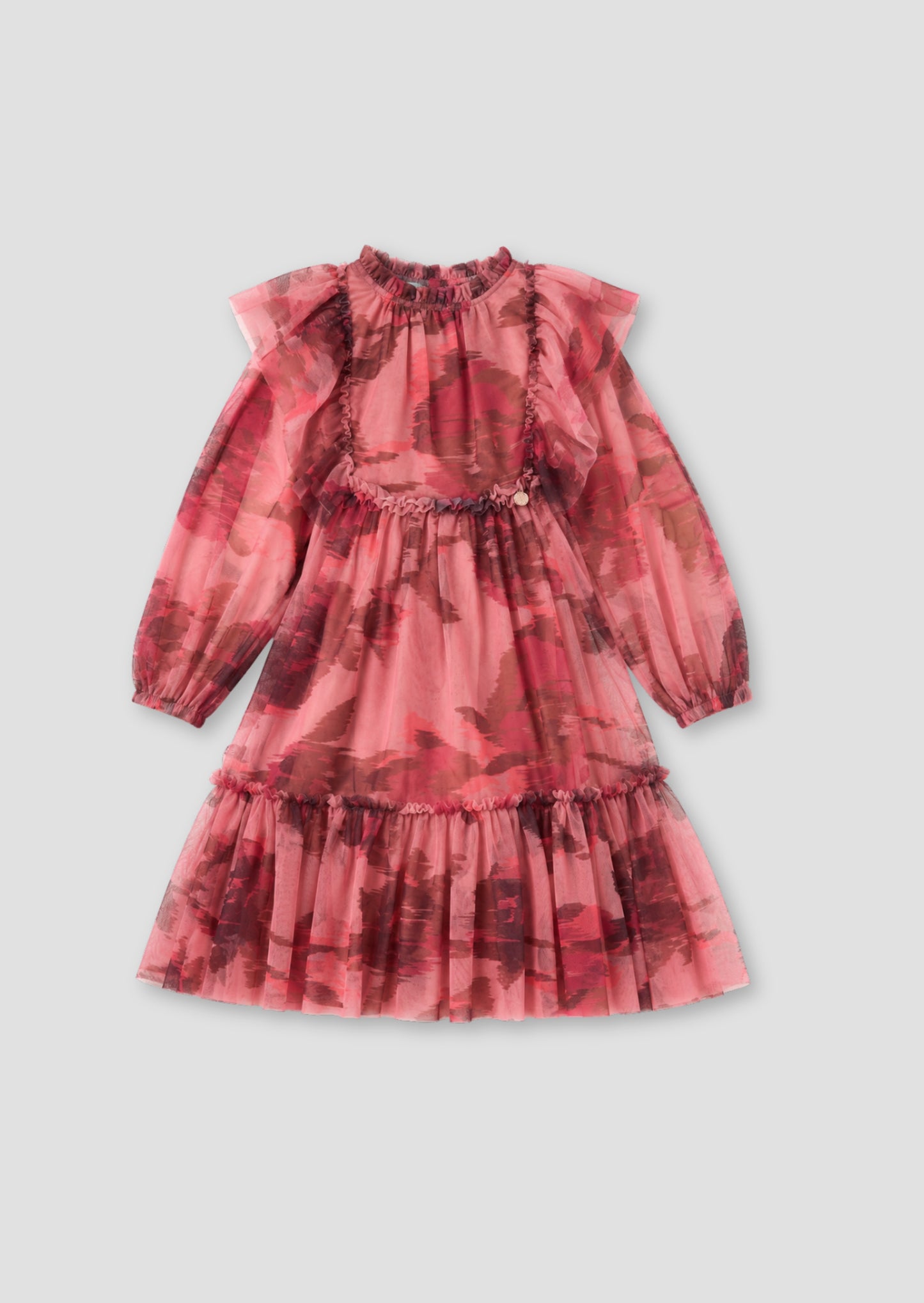 Estella Tiered Mesh Dress