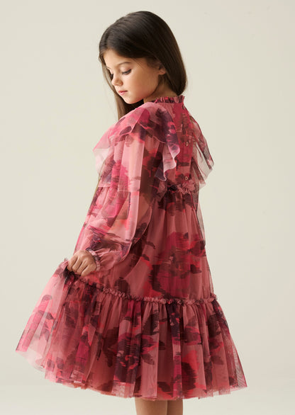 Estella Tiered Mesh Dress