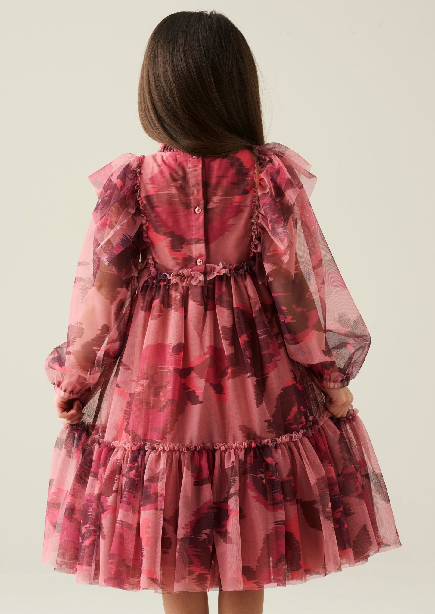 Estella Tiered Mesh Dress