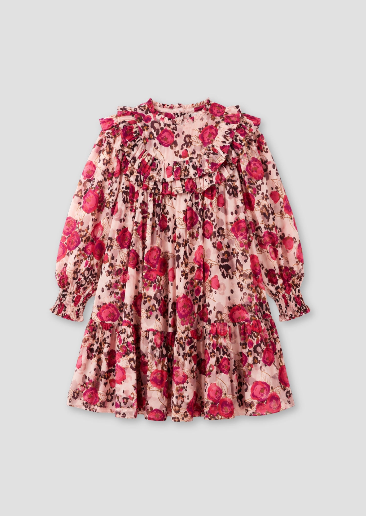 Lyra Animal Rose Print Dress