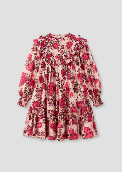 Lyra Animal Rose Print Dress