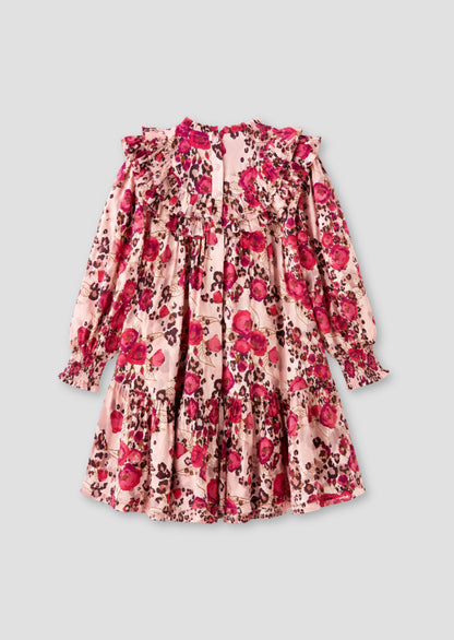 Lyra Animal Rose Print Dress