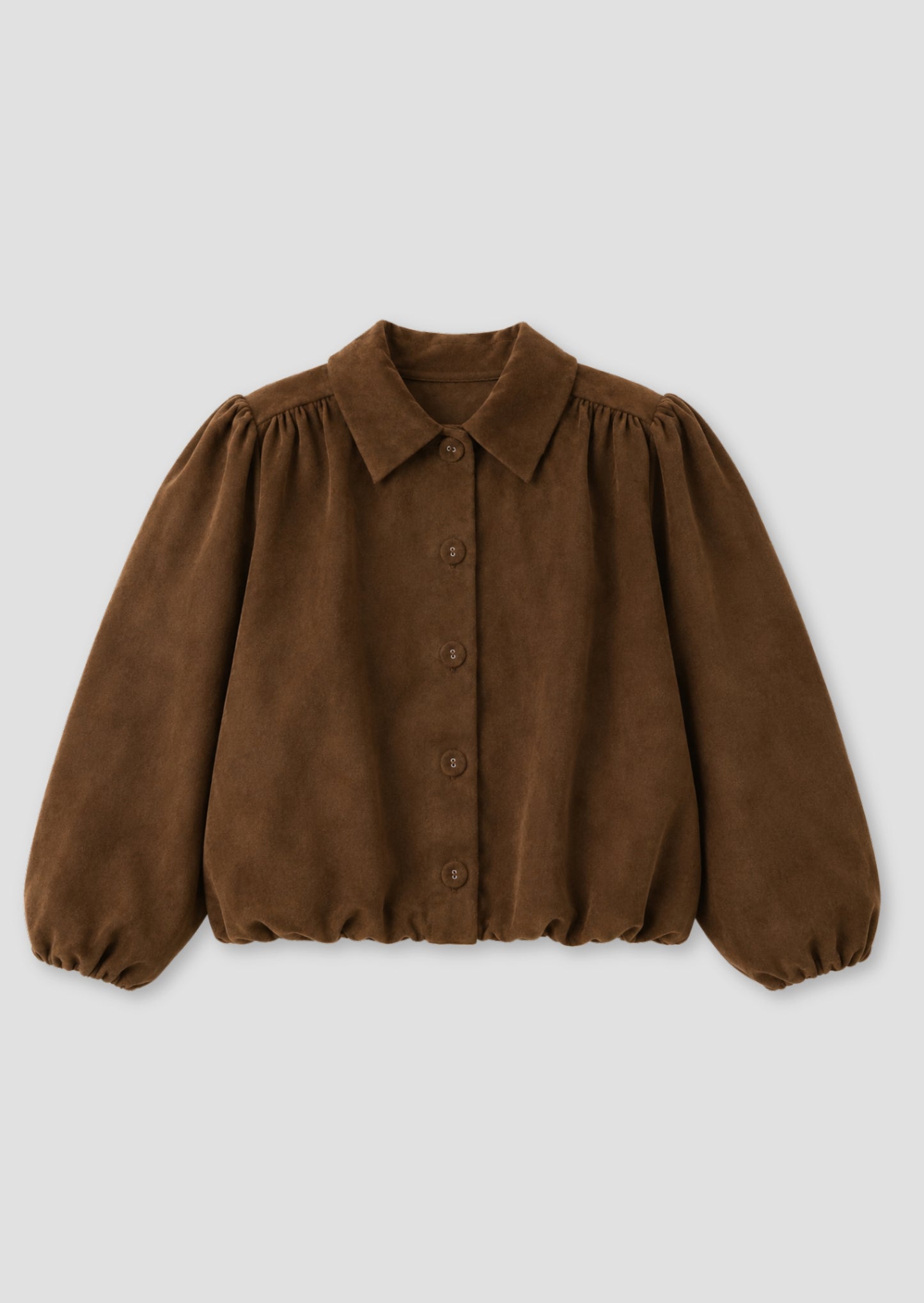 Maia Suedette Balloon Hem Blouson
