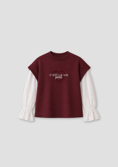 Loren Layered Sweat