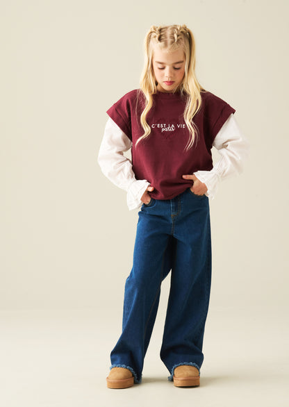 Loren Layered Sweat