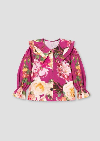 Darcey Bow Print Top