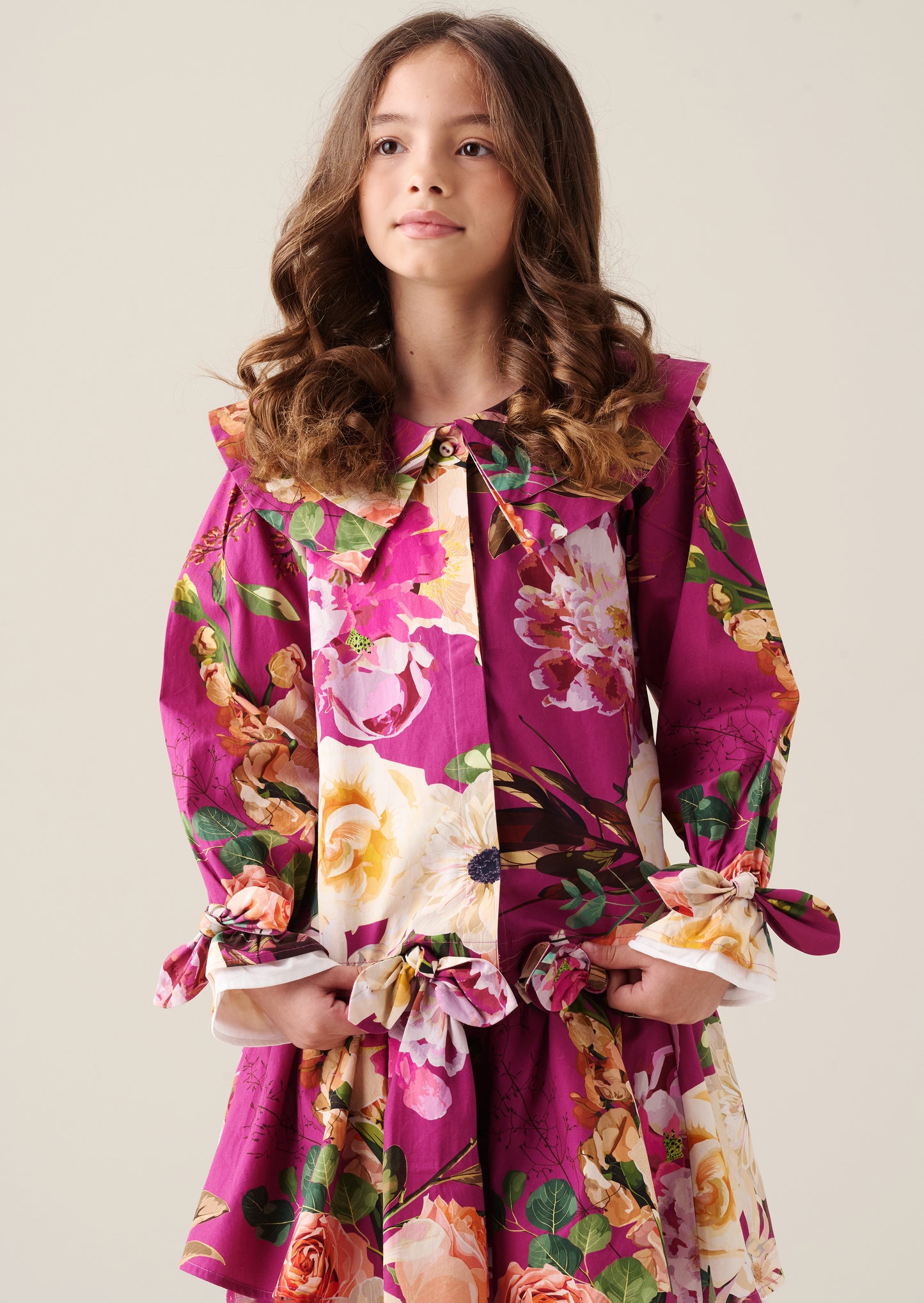 Darcey Bow Print Top