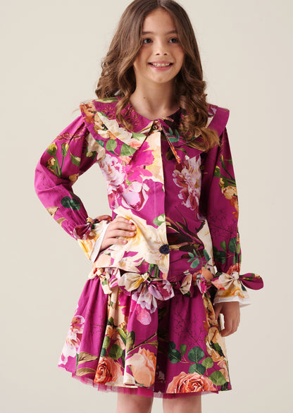 Darcey Bow Print Top