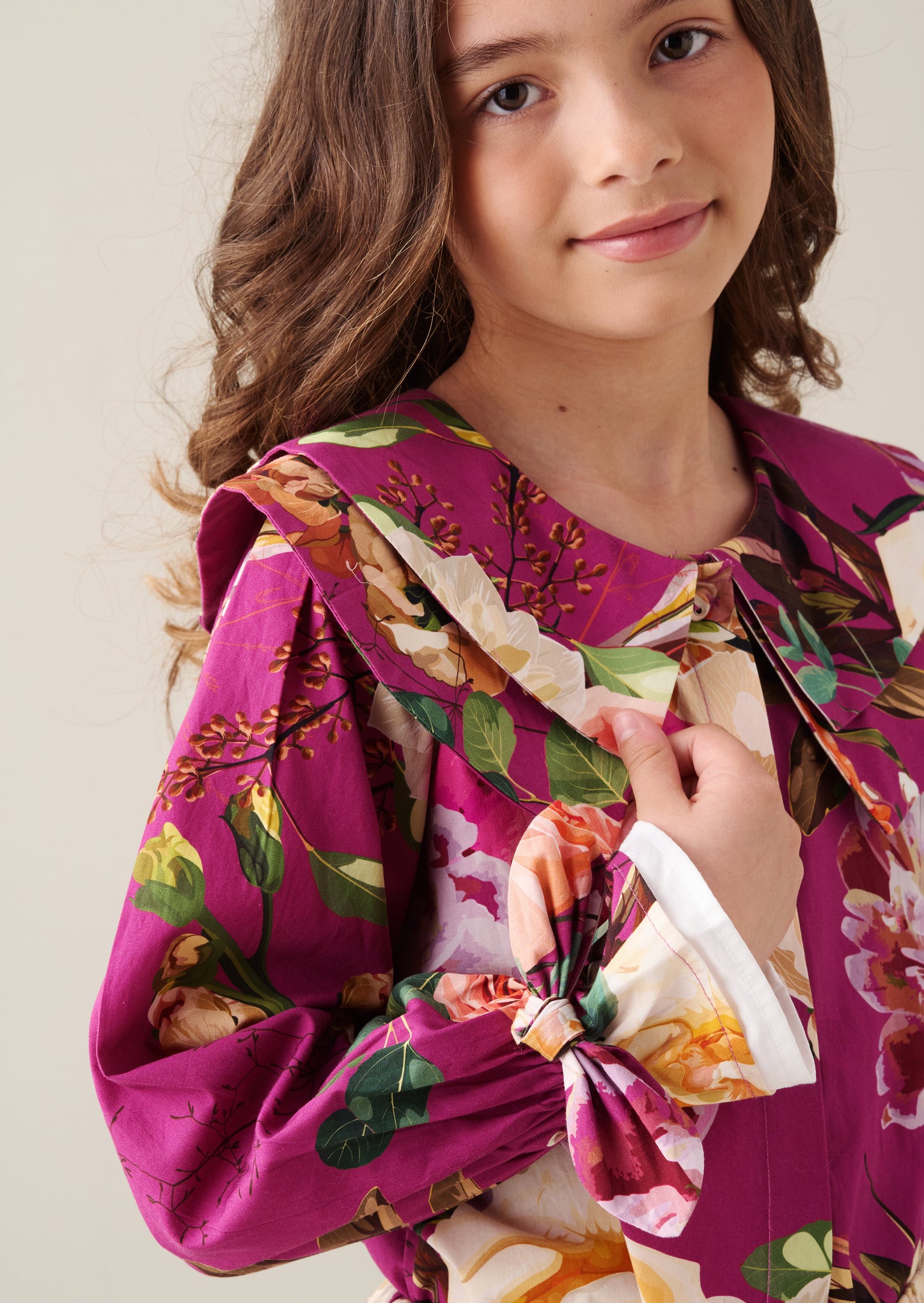 Darcey Bow Print Top