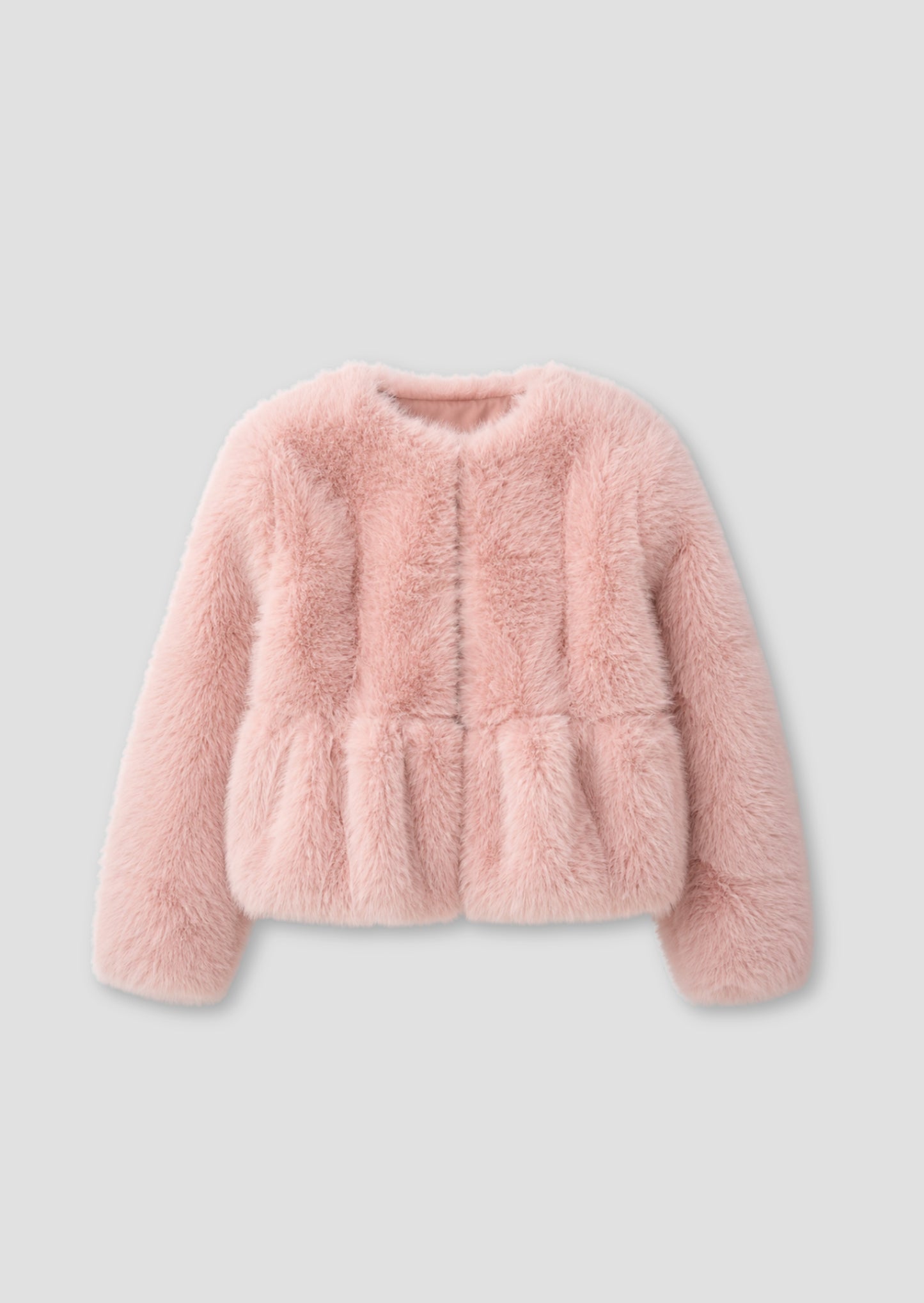 Paula Peplum Fur Jacket