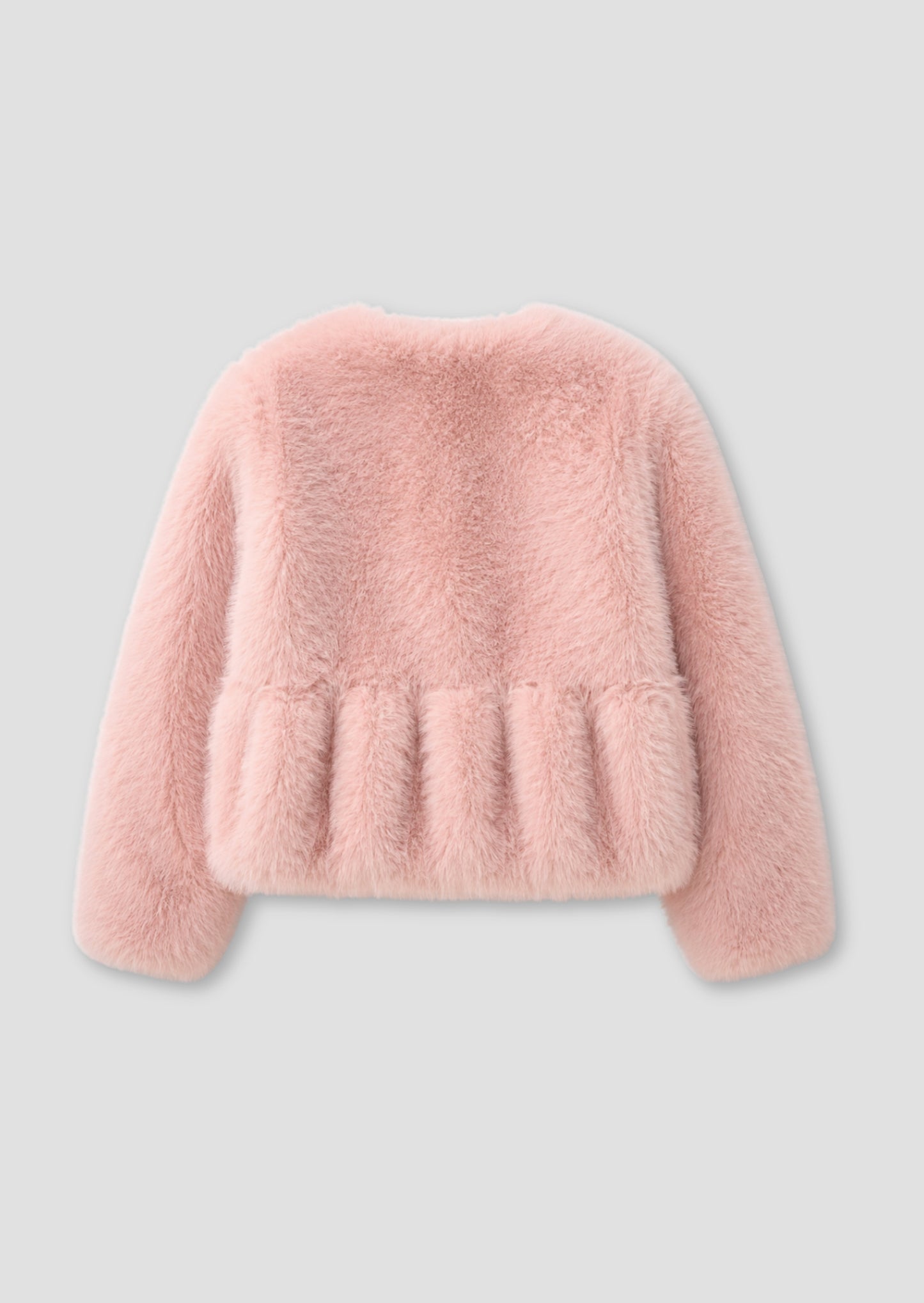 Paula Peplum Fur Jacket