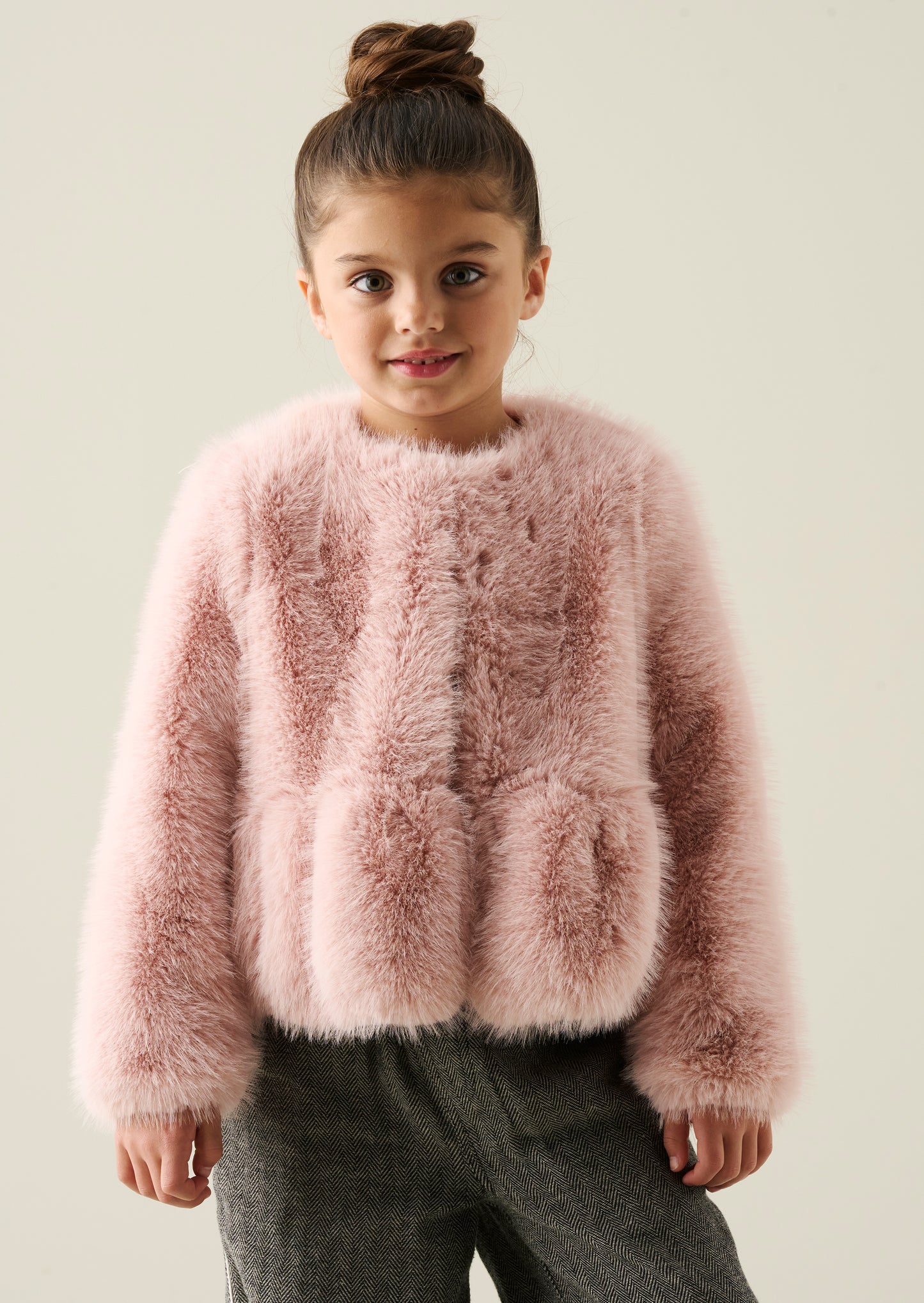 Paula Peplum Fur Jacket