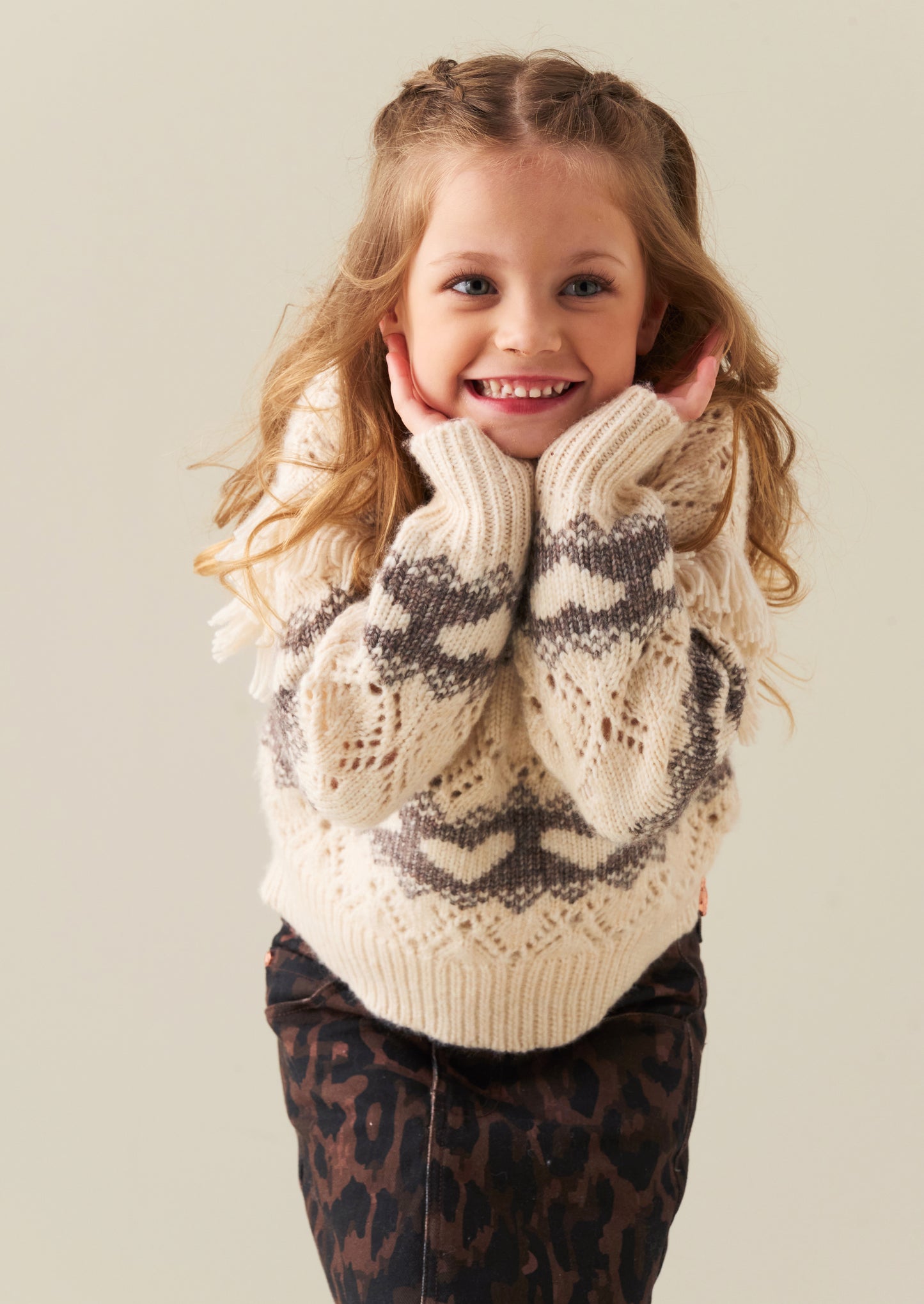 Luna Chunky Heart Knit Jumper