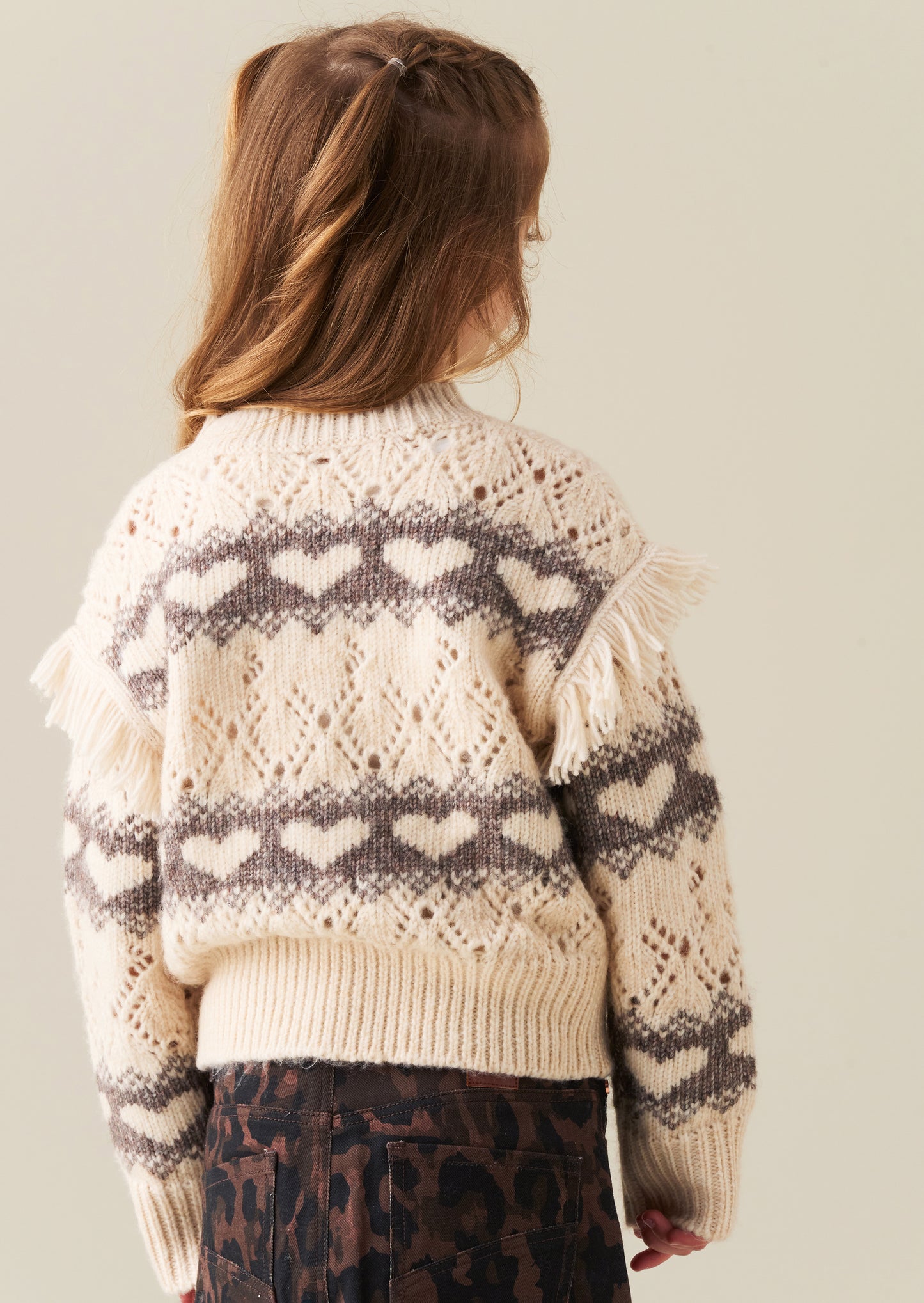 Luna Chunky Heart Knit Jumper
