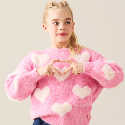 Freya Heart Crew Knit Jumper