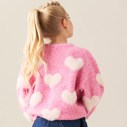 Freya Heart Crew Knit Jumper