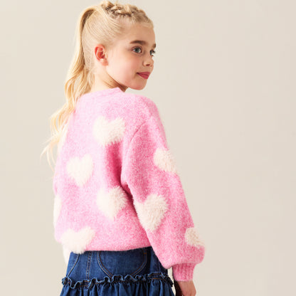 Freya Heart Crew Knit Jumper