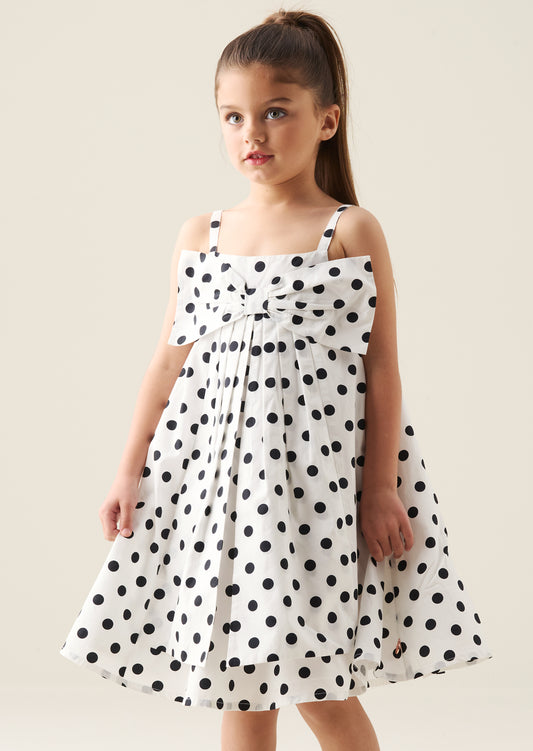 Amber Polka Dot Bow Dress