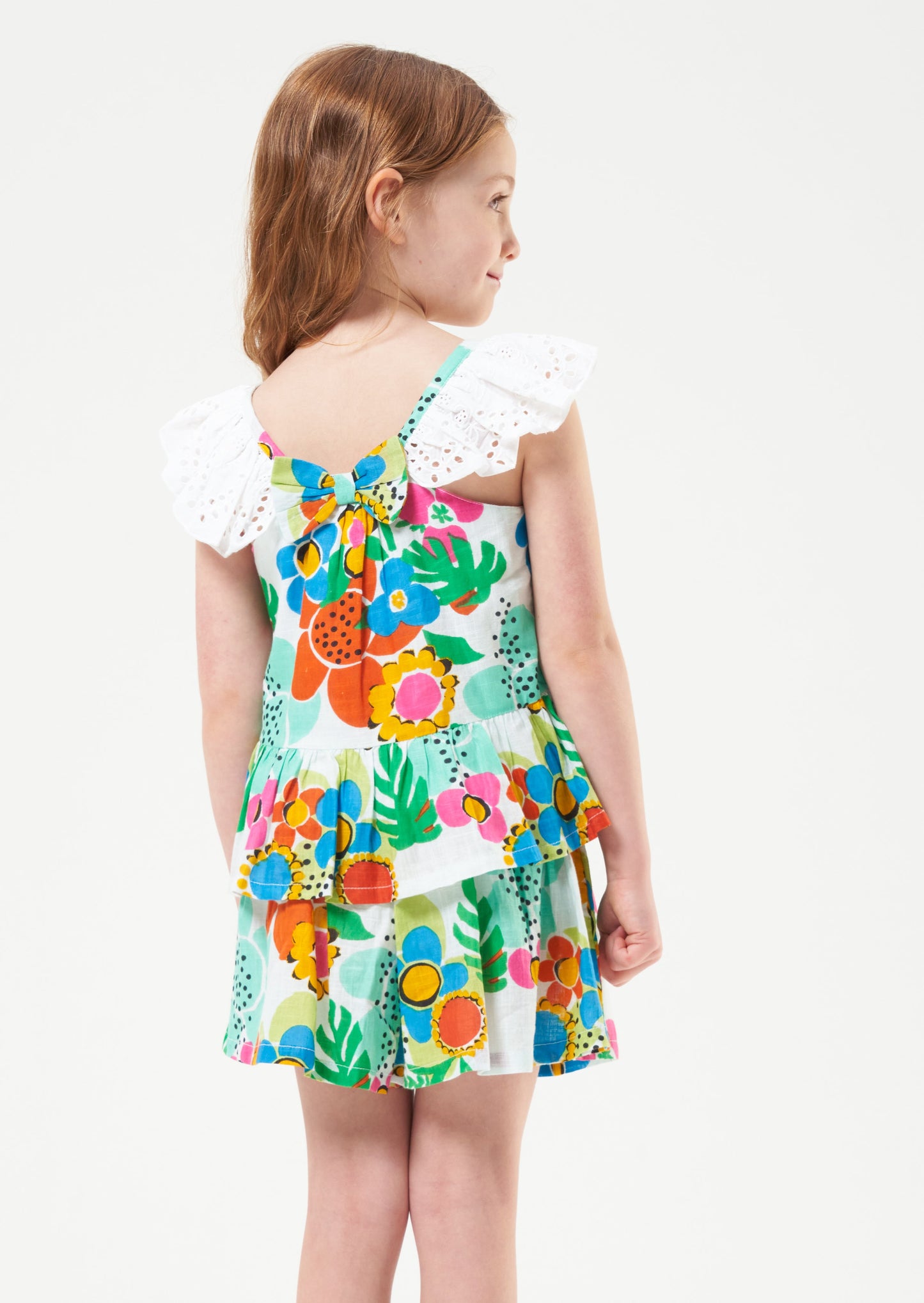 Amie Flower Print Woven Top