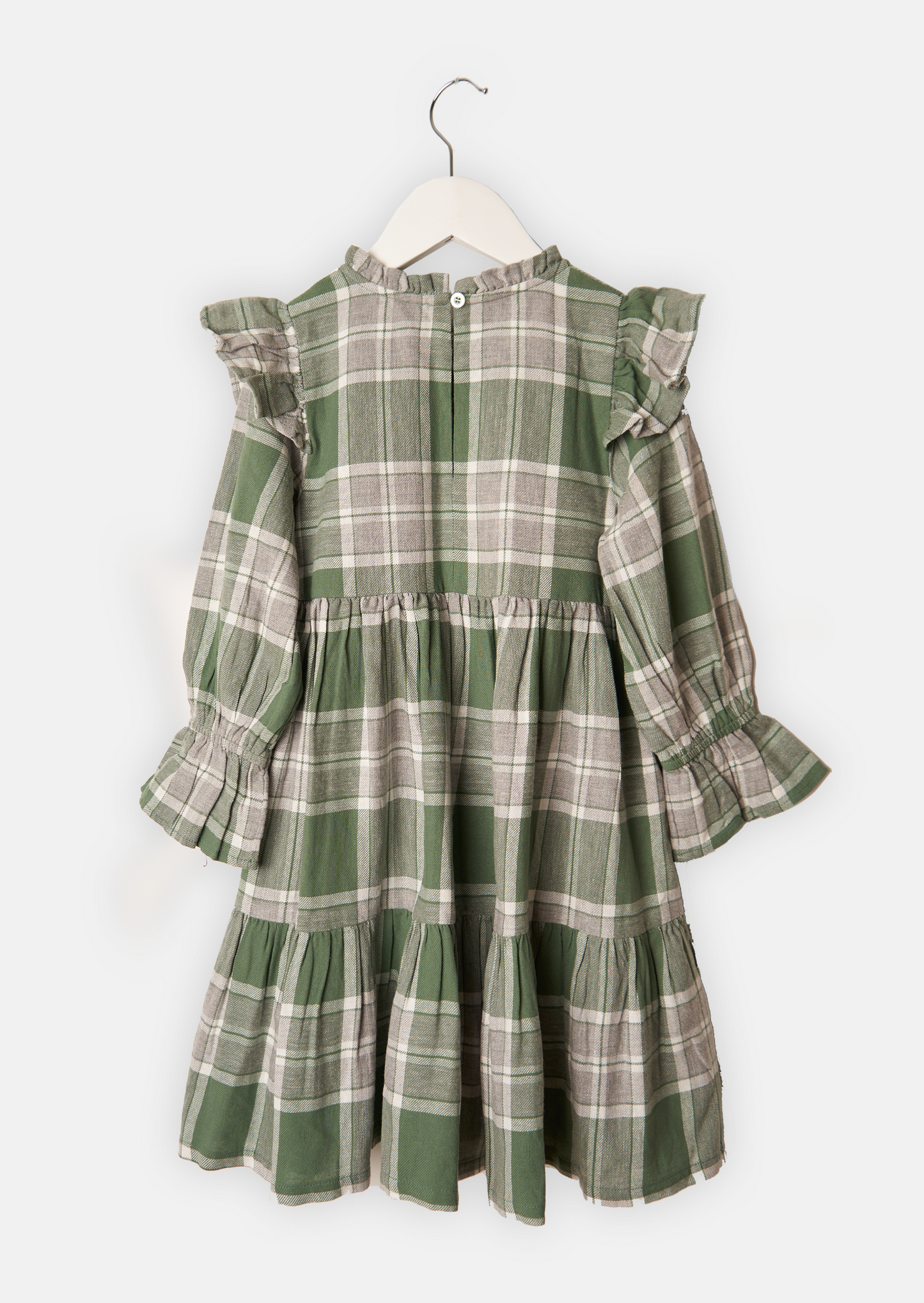 Theodora Fern Embroidered Yolk Dress