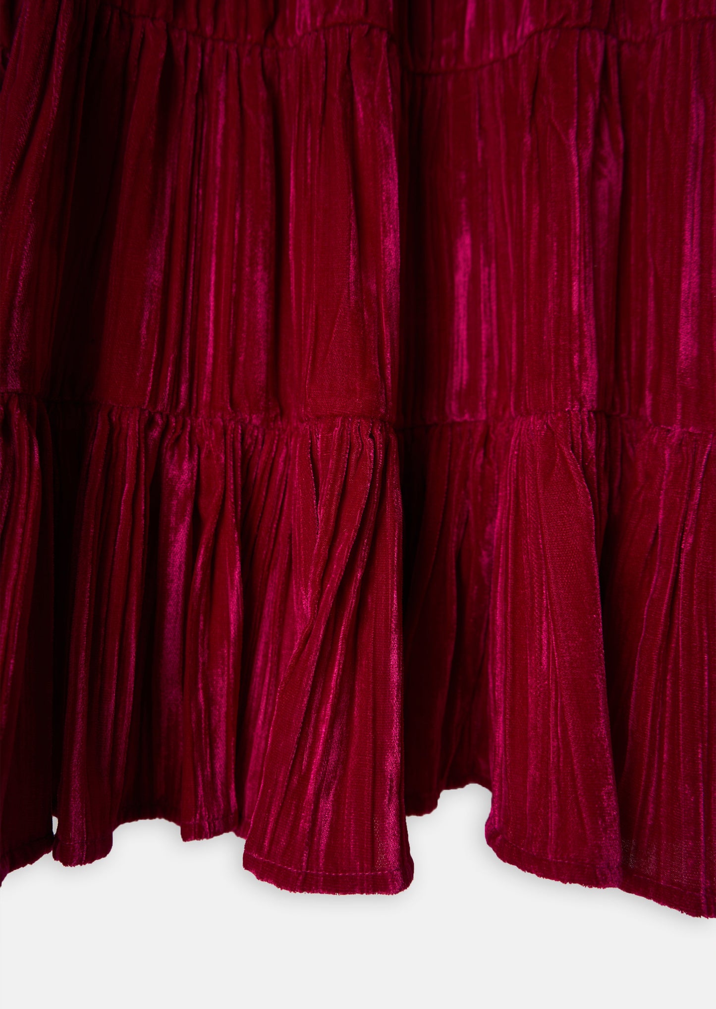Adalyn Velvet Tiered Dress