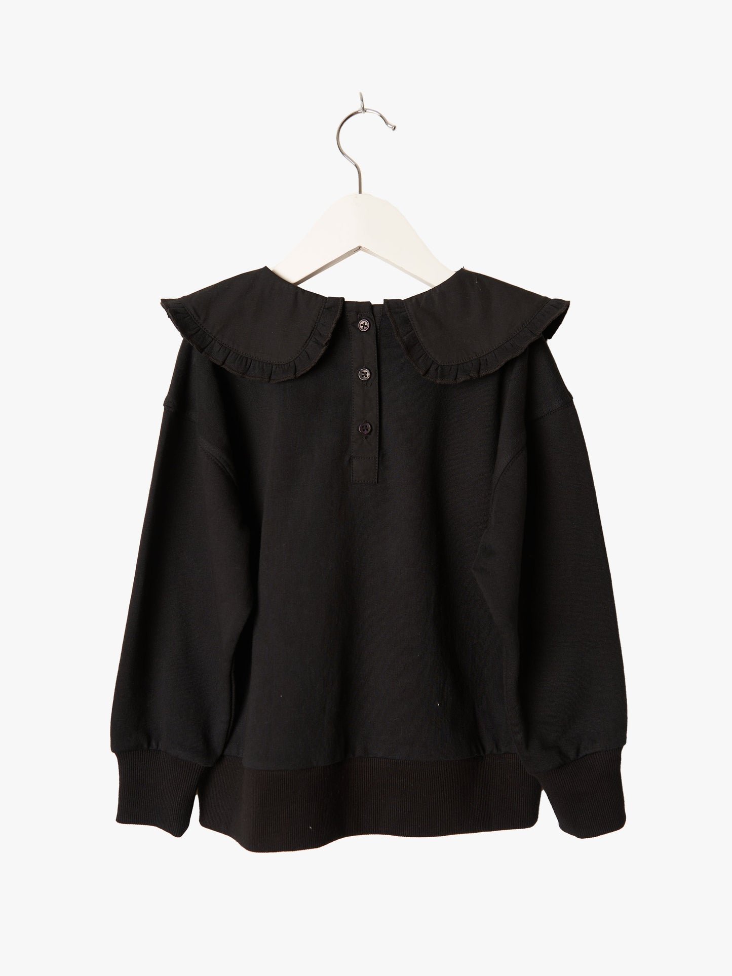 Paris Woven Collar Sweatshirt