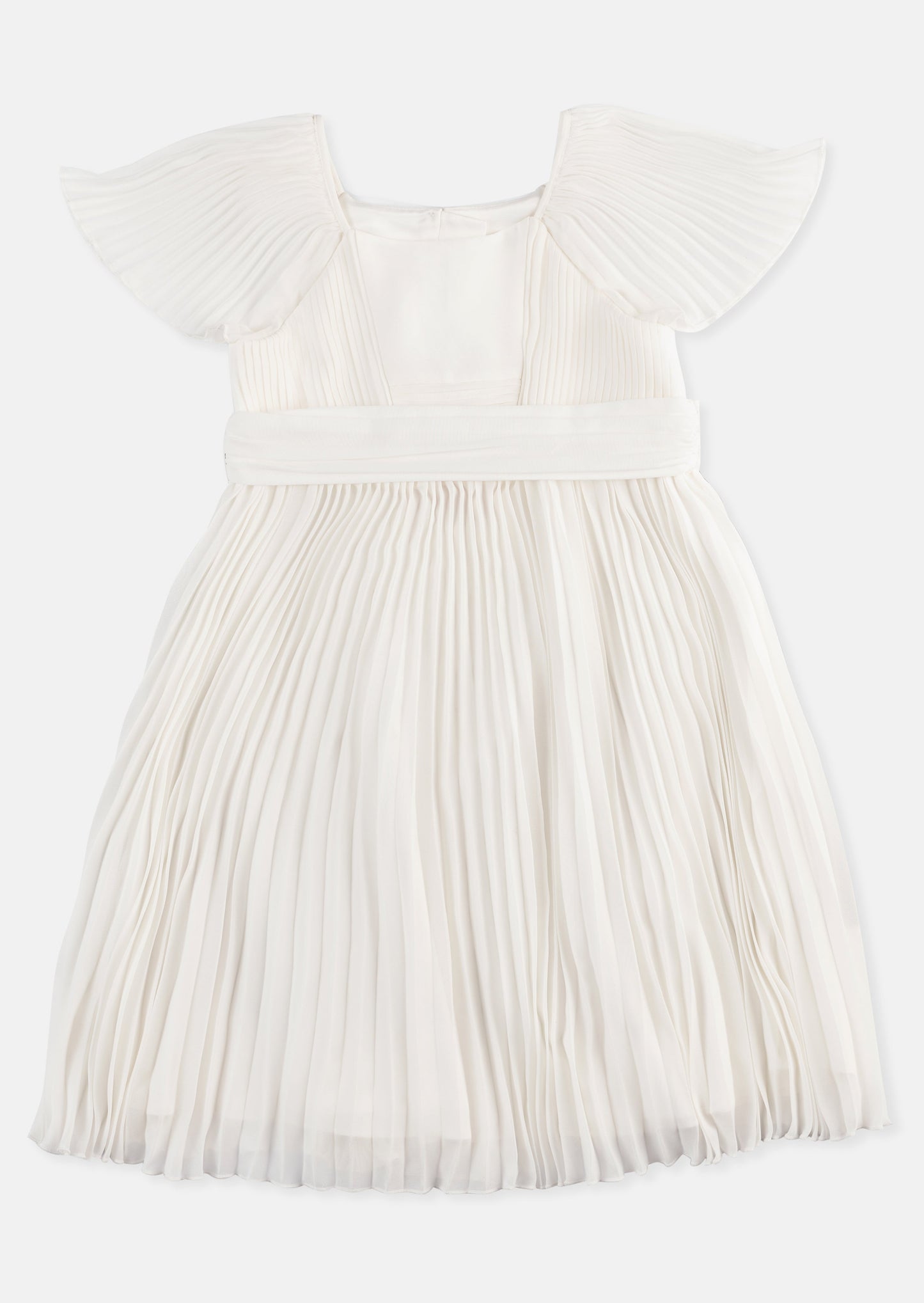 Camille Pleated Georgette Dress