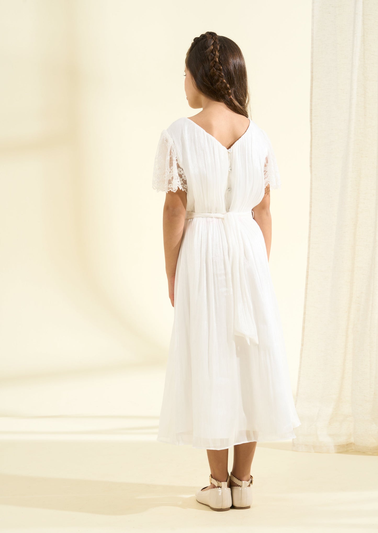 Aria Lace Sleeve Maxi Dress