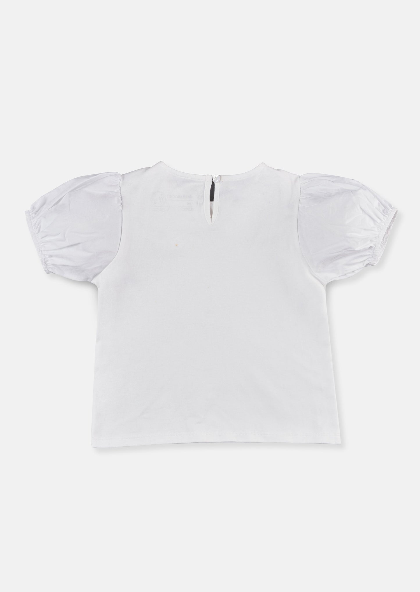 Heidi Embroidered Colllar Woven Sleeve Top