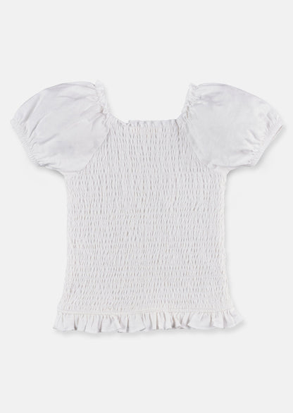 Charlie Shirred Jersey Top