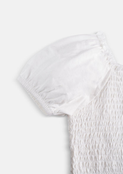 Charlie Shirred Jersey Top