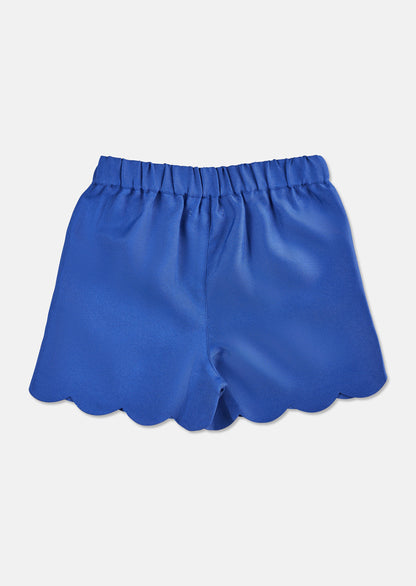 Zoe Scalloped Hem Shorts