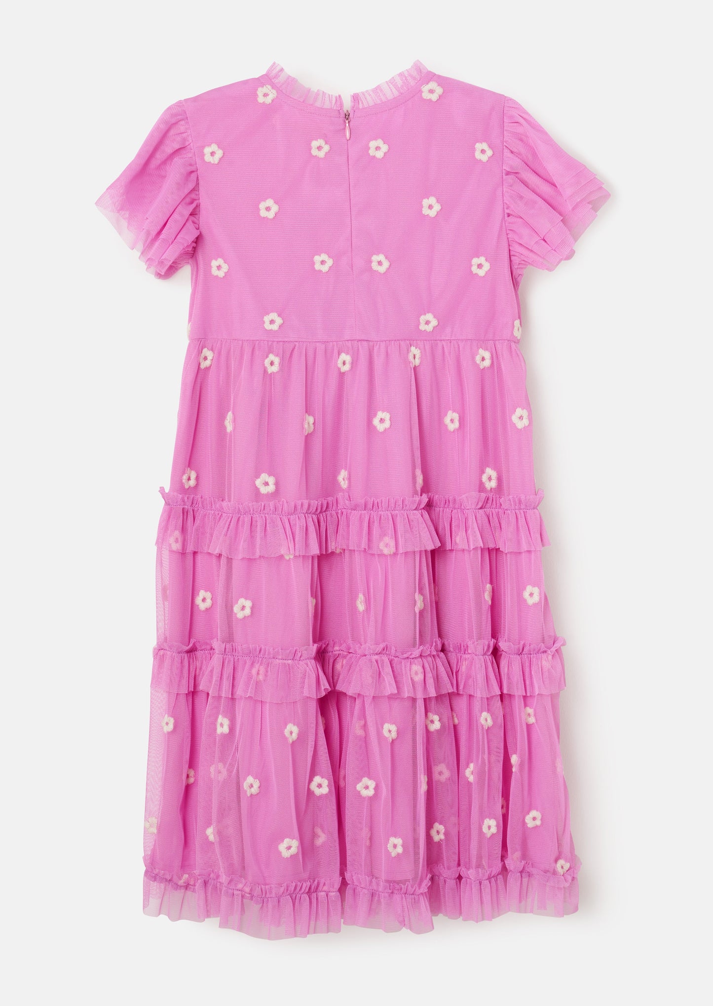 Luisa Embroidered Mesh Dress