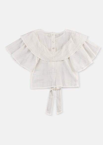 Maya Textured Woven Top