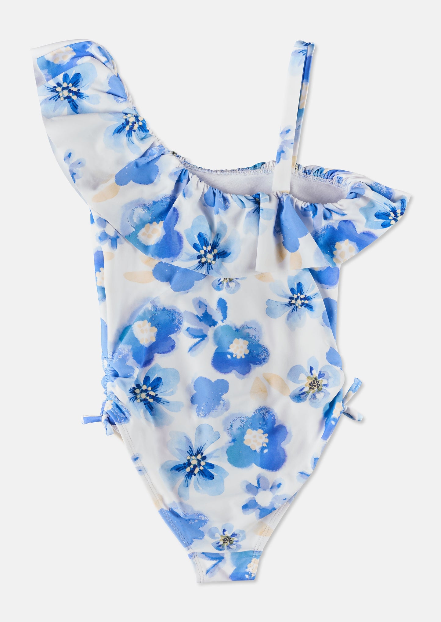 Simone Ruffle Shoulder Swimsuit