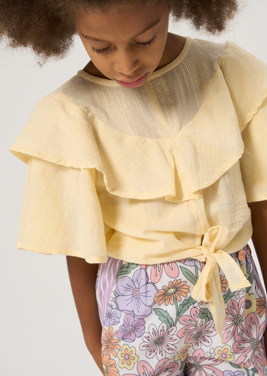 Maya Textured Woven Top