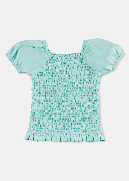 Charlie Shirred Jersey Top