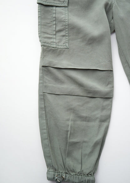 Carrie Green Parachute Cargo Trousers