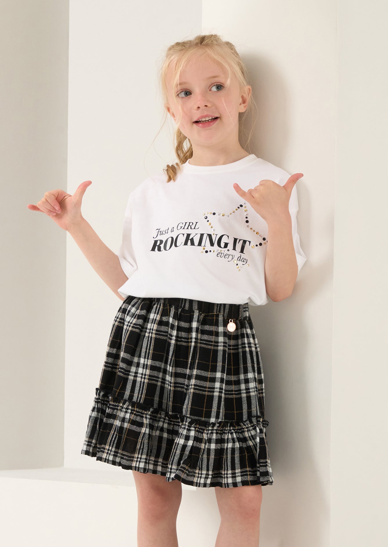 Gigi White Rocking It T-Shirt