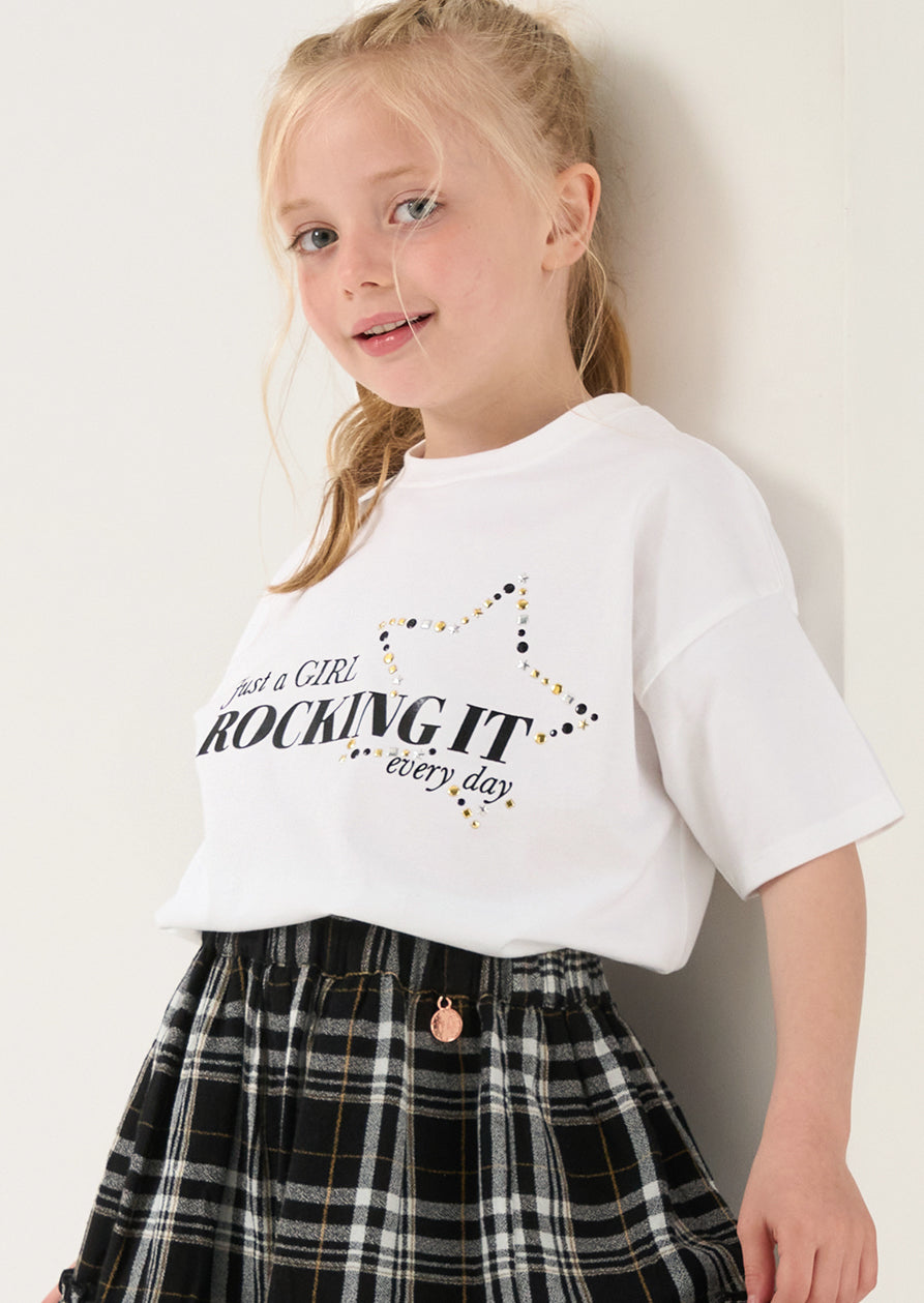 Gigi White Rocking It T-Shirt