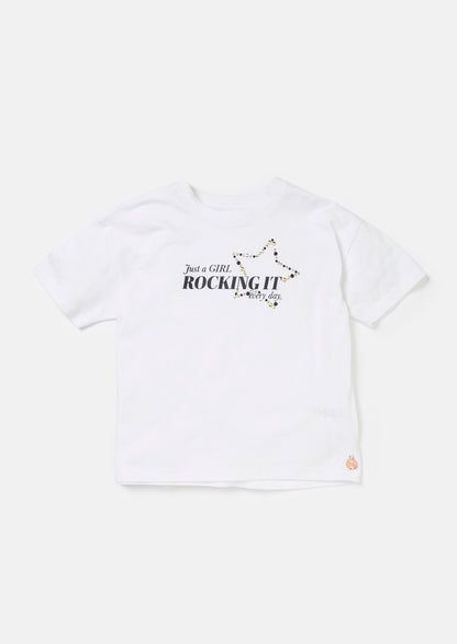 Gigi White Rocking It T-Shirt