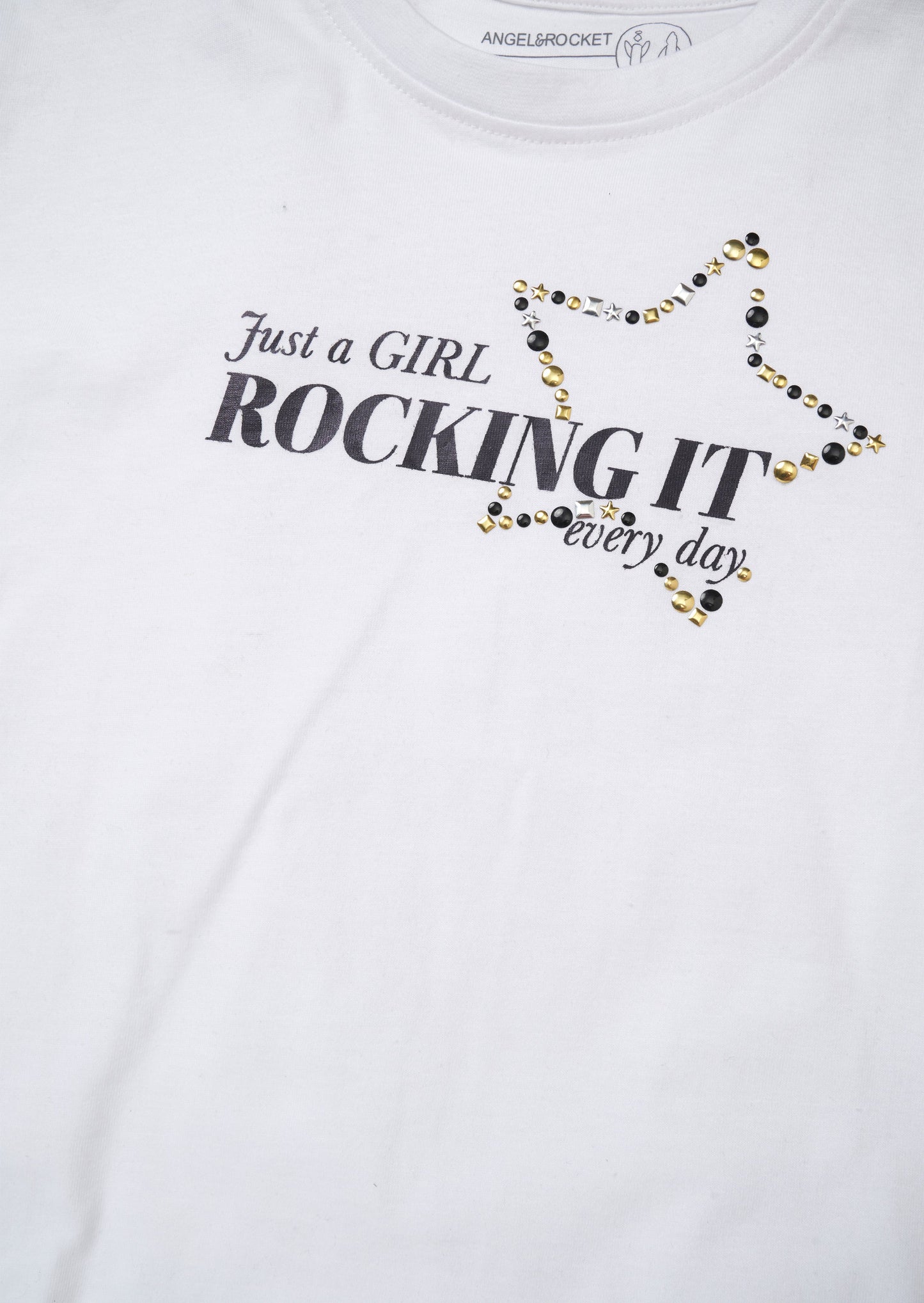 Gigi White Rocking It T-Shirt