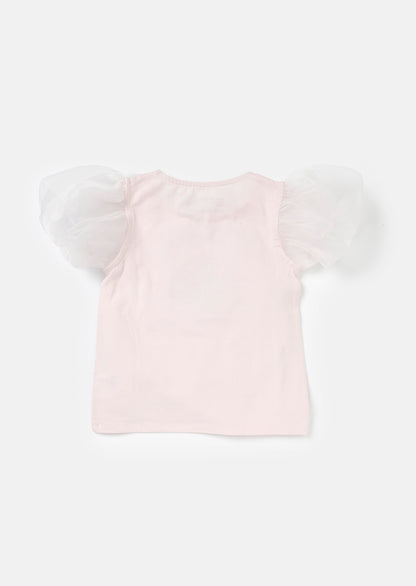 Elodie Embellished Puff Sleeve Tee