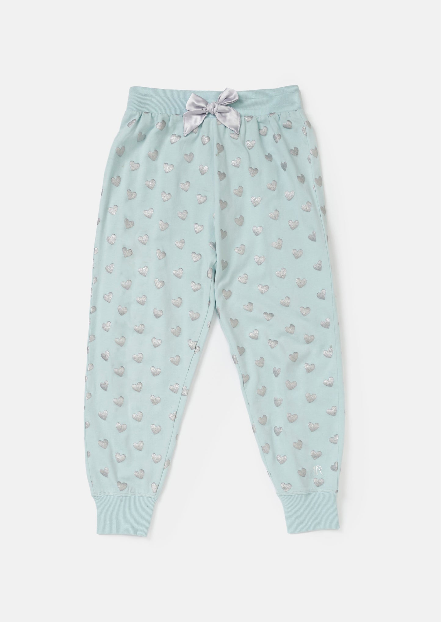 Alba Silver Slogan Print PJs