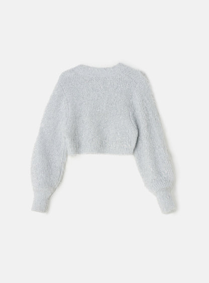 Trixie Silver Lurex Cardi