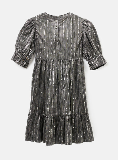 Mila Metallic Sequin Dress