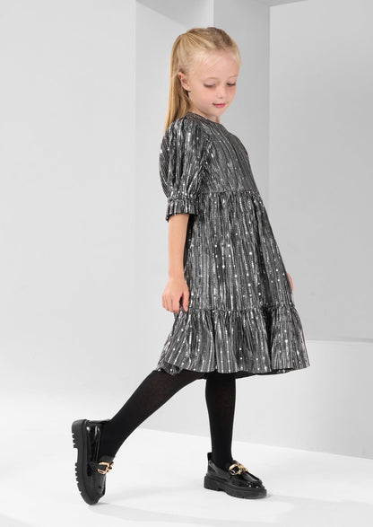 Mila Metallic Sequin Dress