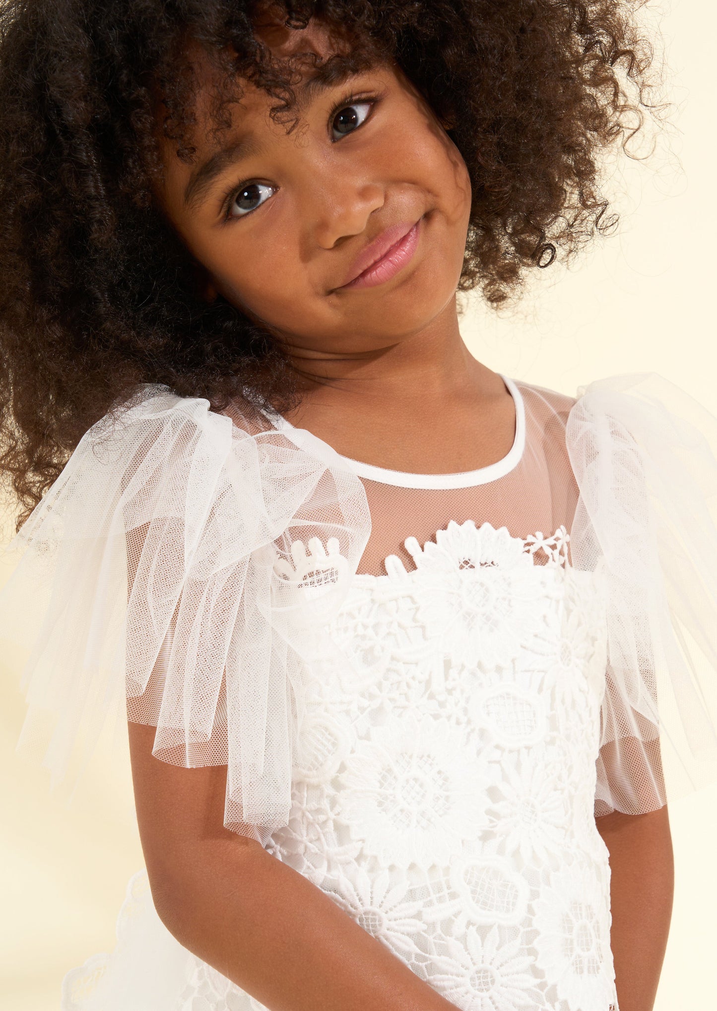 Anelise Cascade Lace Dress